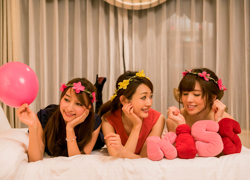 ラブホで女子会